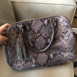 RESERVED - Tory Burch Thea Snakeskin Satchel
